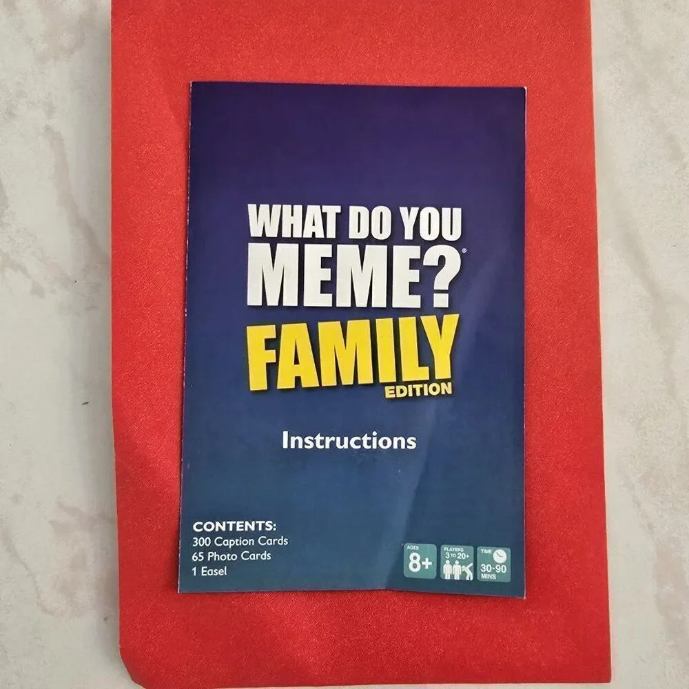 What Do You Meme? Family Edition 2021 Board Game by Elliot Tebele Barely Used